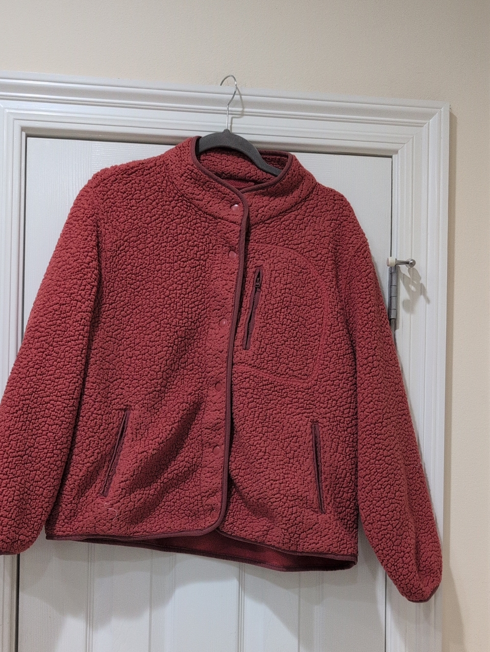 Universal Thread Teddy Fleece Jacket - Rust